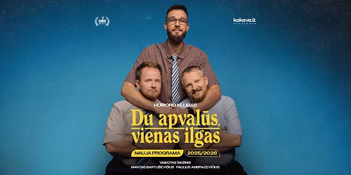 \u201eHumoro klubas\u201c \u0160iauliuose su programa \u201eDu apval\u016bs, vienas ilgas\u201c