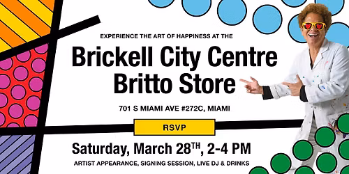 Exclusive Appearance: Romero Britto Live at Brickell City Centre