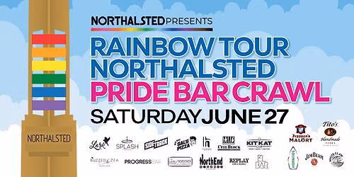 Rainbow Tour: Northalsted Pride Bar Crawl 2026