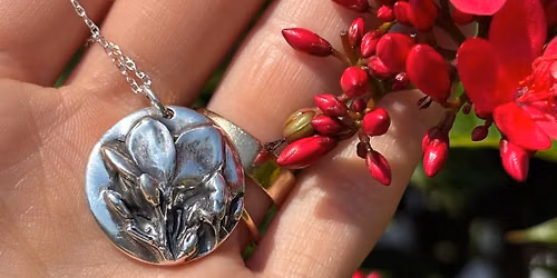 Silver Clay Botanical Pendant Workshop