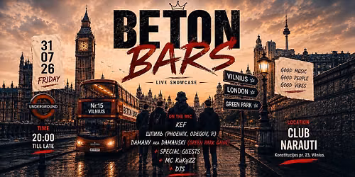 Beton Bars in Vilnius