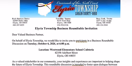 Elyria Township Business Roundtable 