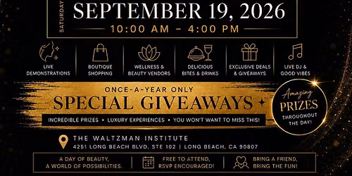 The Waltzman Institute Expo: Beauty, Wellness, & Beyond