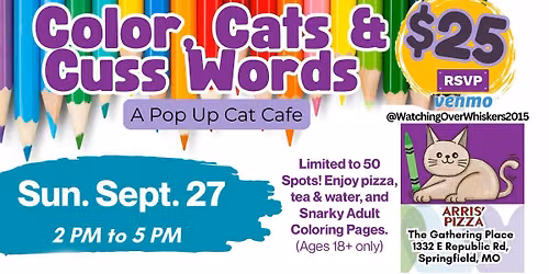 Coloring, Cuss Words & Cats!
