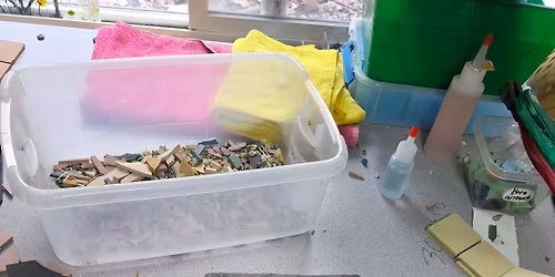 Floral Mosaic Slate Class