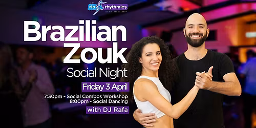 Friday Night \/\/ 100% Brazilian Zouk Social \/\/ Fun Social Combos Workshop