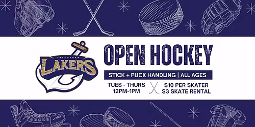 Open Hockey - Stick + Puck Handling | All Ages