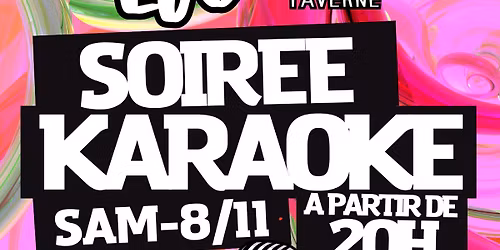 SOIREE KARAOKE AU LOC'ALE ! SAMEDI 8 NOVEMBRE 2025