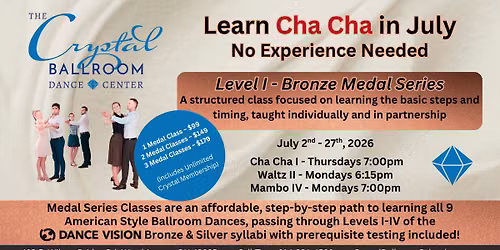Dance Vision Medal: Cha Cha I