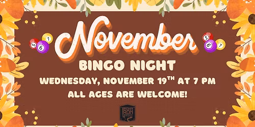 November Bingo Night