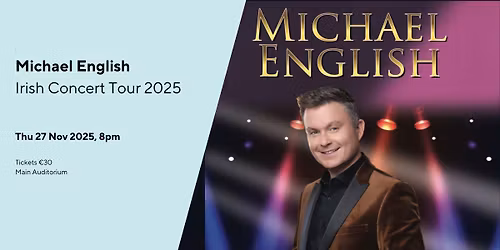 Michael English | Irish Concert Tour 2025