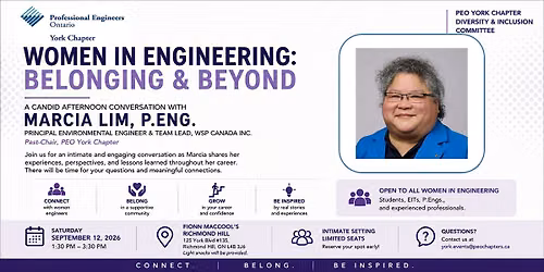 PEO York Chapter - Women in Engineering: Belonging & Beyond