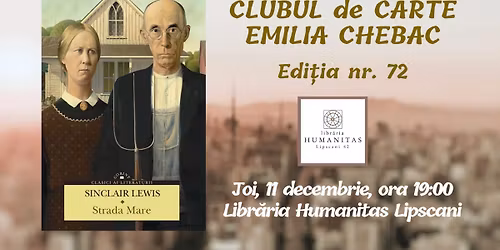 Clubul de carte Emilia Chebac #72