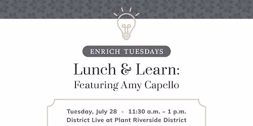Enrich Tuesdays Lunch and Learn: Running on Empty: Savannah\u2019s Guide to Sustainable Performance