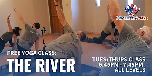FREE All Levels Yoga at The River FOR VETERANS & MILITARY COMMUNITY
