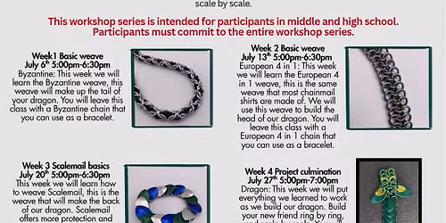 Kid's Summer Chainmail Series - Week 3 Scalmail Basics