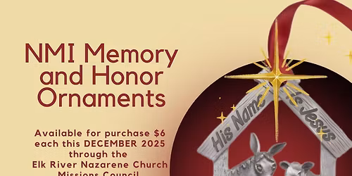 NMI Memory & Honor Tree Ornaments