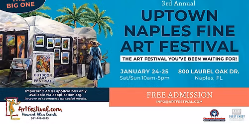 3rd Annual Uptown Naples Fine Art Festival