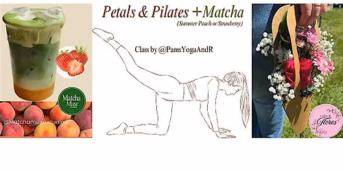 Petals & Pilates + Matcha at the park