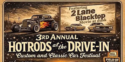 The Dirty Martinis at the 3rd Annual Hot Rods at the Drive-in - Saturday, September 19th