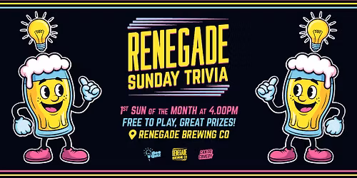Sunday Trivia at Renegade Brewing Co.