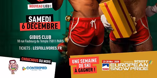 LES FOLLIVORES NO\u00cbL - EUROPEAN SNOW PRIDE
