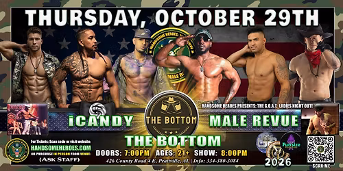 Prattville, AL - iCandy Male Revue @ The Bottom