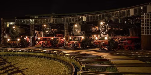 \u201eBlaue Stunde\u201c im Eisenbahnmuseum