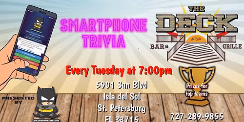 Smartphone Trivia at the Deck