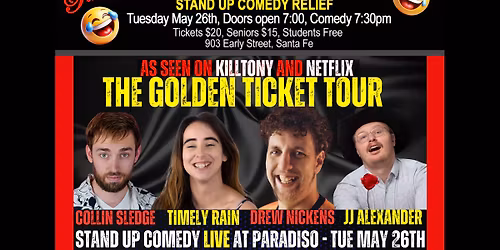 Golden TIcket Standup Comedy Tour