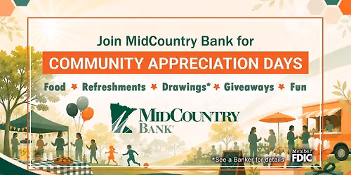 Community Appreciation Day at MidCountry Bank St. Cloud