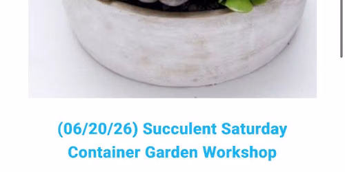 SUCCULENT SATURDAY
