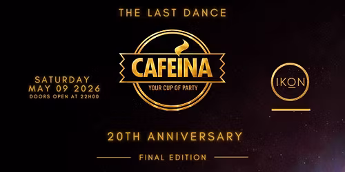 20 YEARS CAFE\u00cdNA AT IKON ANTWERP - THE LAST DANCE \ud83d\ude80