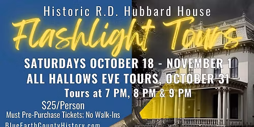 Hubbard House Flashlight Tours