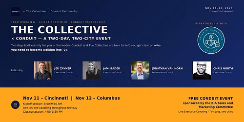 Conduit X The Collective Executive Coaching - Columbus