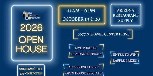 Day 2 Arizona Restaurant Supply Open House 2026