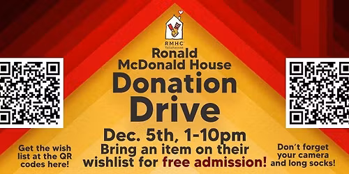 \ud83e\udd6b\ud83e\udd1dRonald McDonald House Donation Drive\ud83d\udc95\ud83d\udefc