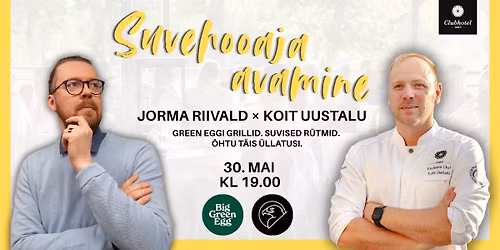 Suvehooaja avapidu GMP P\u00fchaj\u00e4rve restoranis