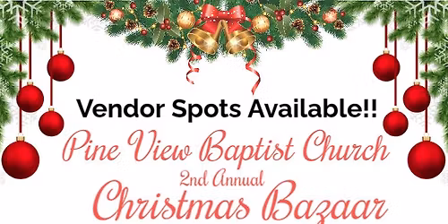 Pine View Baptist Church Christmas Bazaar