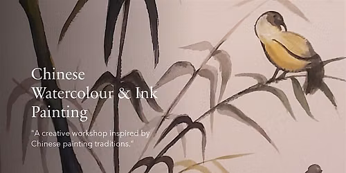 Chinese Watercolour & Ink Painting - Bury St Edmunds