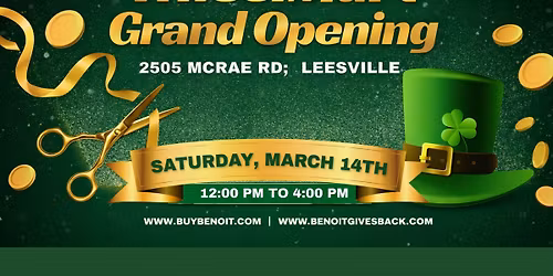St. Patty's Day Celebration at the Grand Opening of Benoit WheelMart