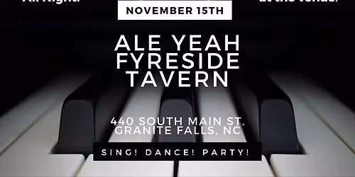 Dueling Pianos LIVE At Ale Yeah Fyreside (Granite Falls)