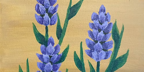 Creating in Calm: Lavender's Gentle Rest A Step by Step Painting Experience