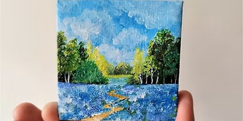 Mini Acrylic Spring Landscapes | Jake Willwerth, instructor