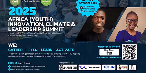AFRICA YOUTH INNOVATION, CLIMATE AND LEADERSHIP SUMMIT, NAIROBI KENYA