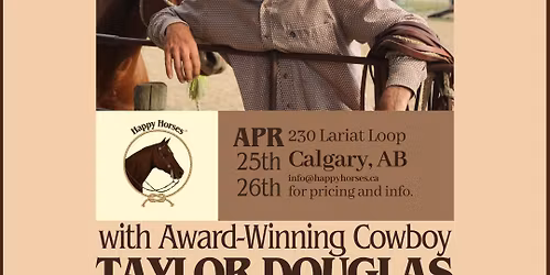 Taylor Douglas Performance Horsemanship Clinc