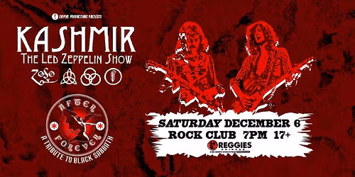 Kashmir \/ After Forever at Reggies