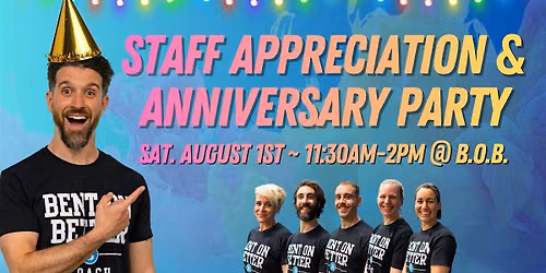 Staff Appreciation & Anniversary at Bent On Better (Hawaiian Themed)