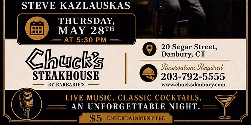 The Rat Pack is Back at Chuck\u2019s! \ud83c\udf99\ufe0f\ud83e\udd43