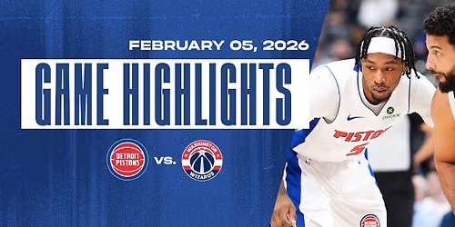 Washington Wizards vs. Detroit Pistons